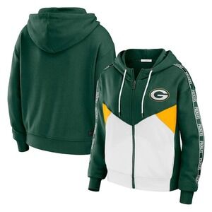 Green Bay Packers Full Zip Hoodie WEAR by Erin Andrews Size 2X – NFL‎ Official